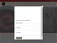Tablet Screenshot of powerengineeringpr.com